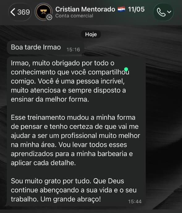 Depoimento Cristian